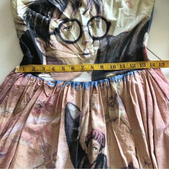 ✨Upcycled DIY Harry Potter homemade sheet dress Hogwarts Unique Vintage Pinup✨ - Picture 7 of 8